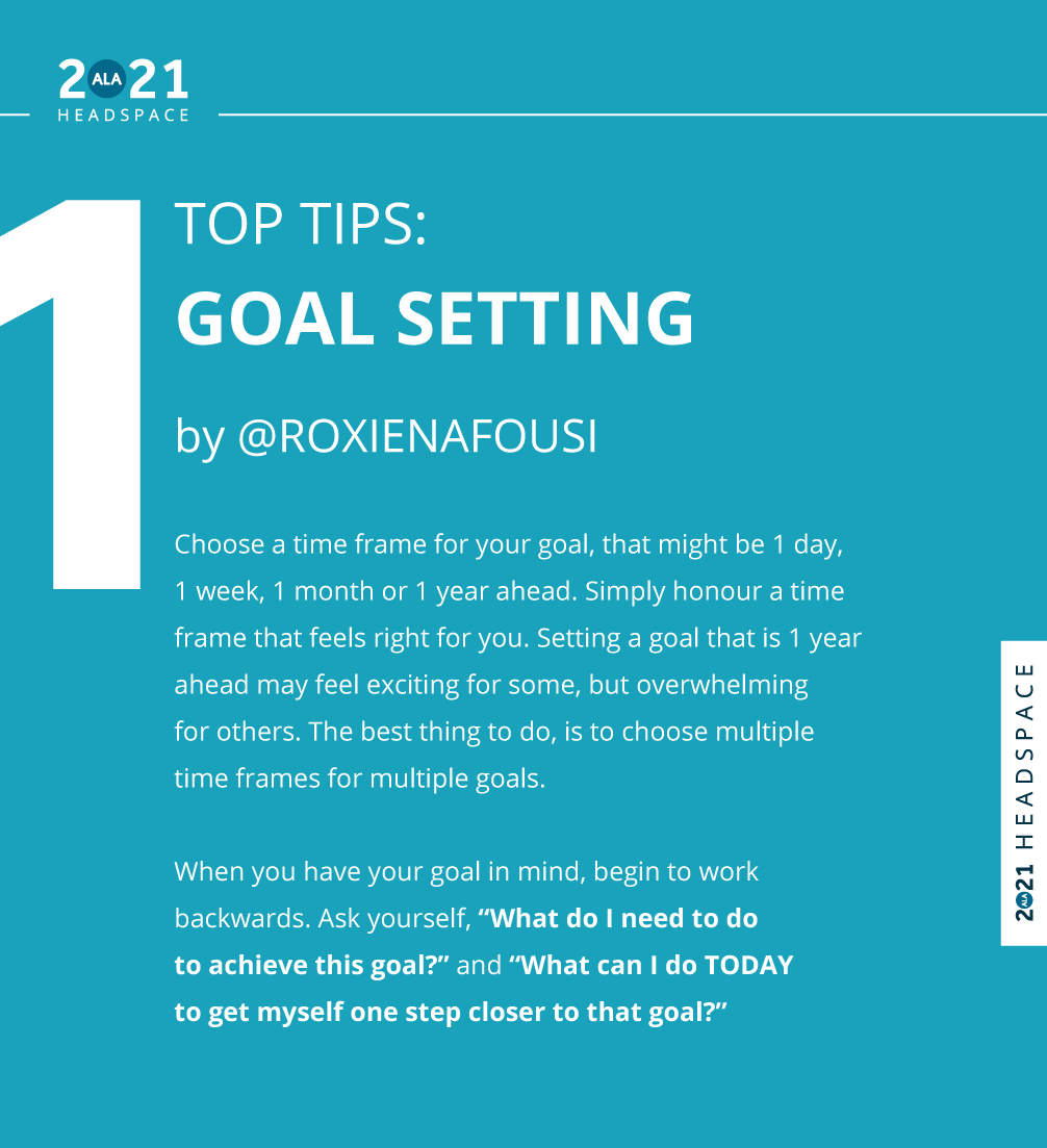 Roxie Nafousi Goal Setting - Tip 1