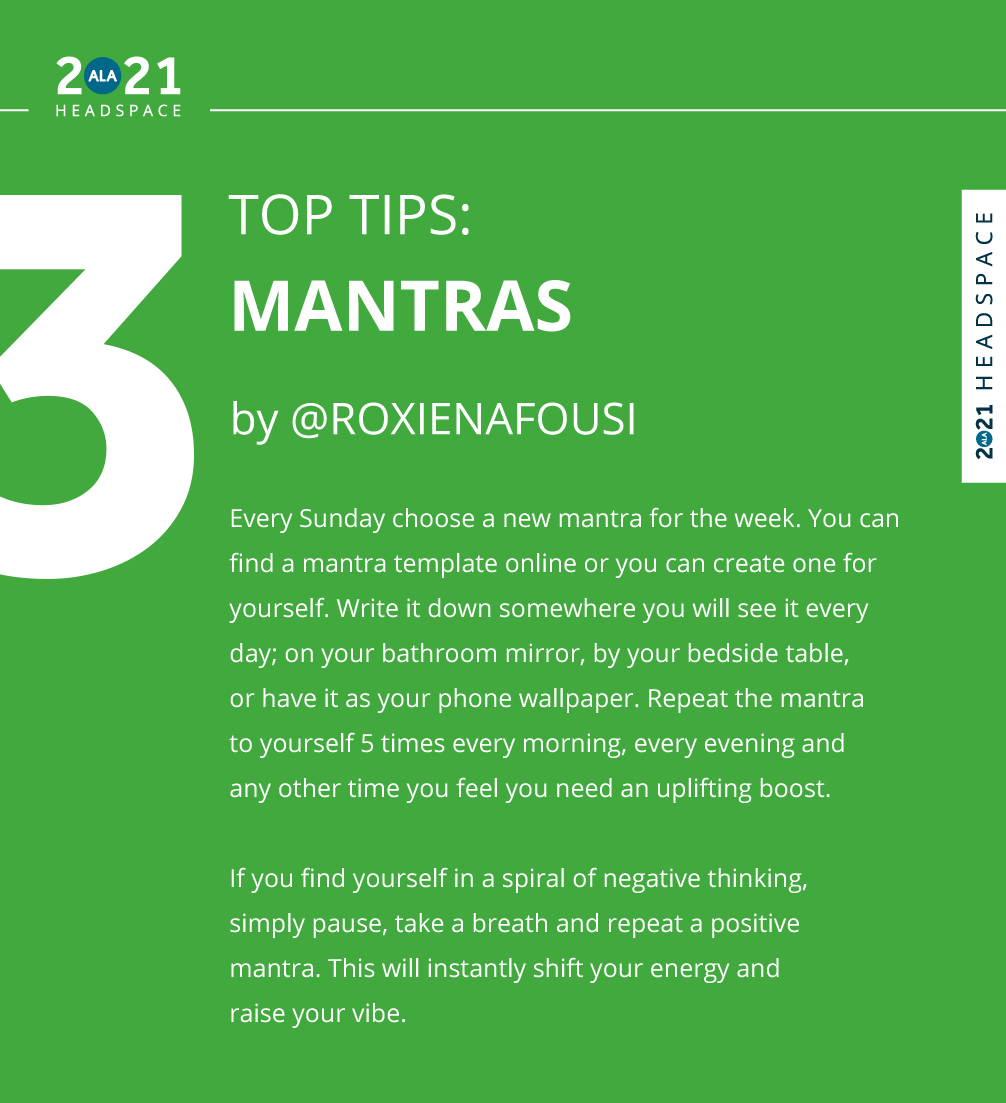 Roxie Nafousi Mantras - Tip 3