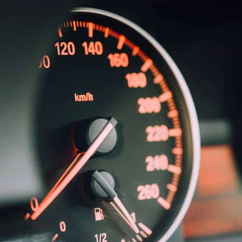 Car speedometer