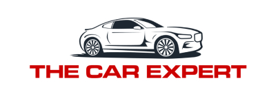 Side view of car with 'The car expert' in red underneath